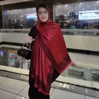 شال بامبو دورو رنگ  زرشکی  ارسال رایگان 