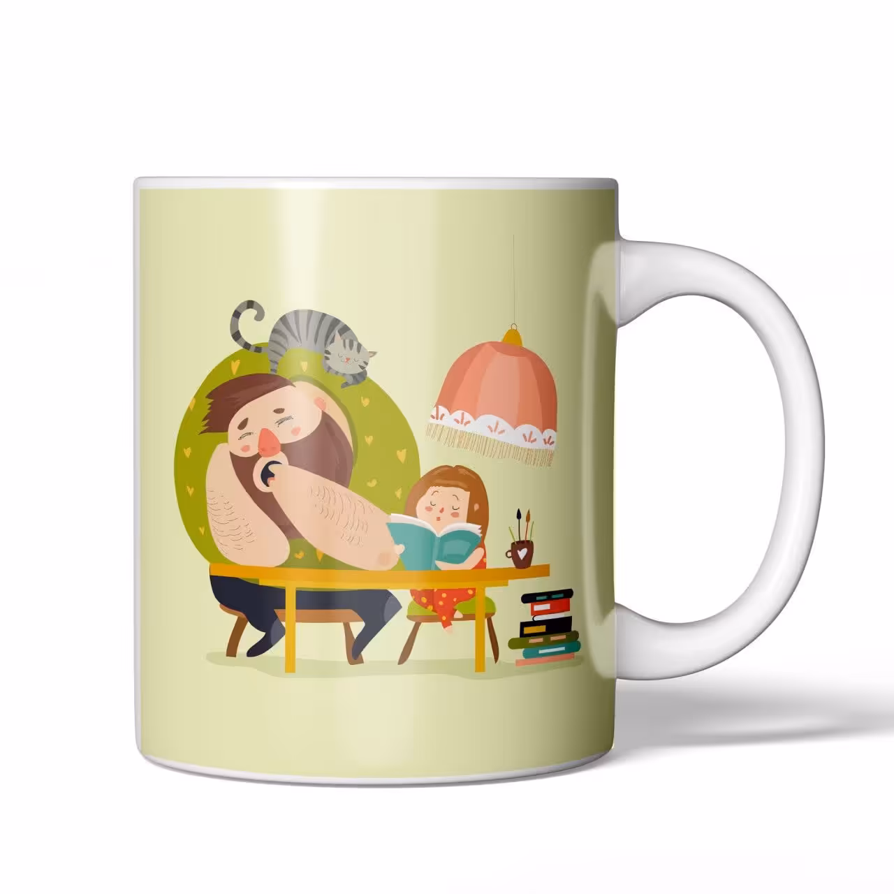 لیوان ماگ سرامیکی مدل zz