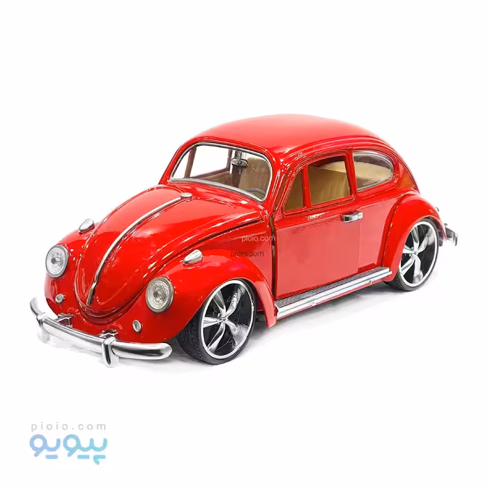 ماکت ماشین فلزی فولکس قورباغه ای طاها تویز تک و عمده