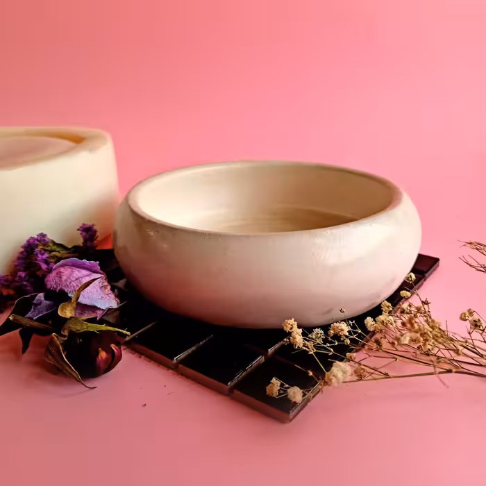 قالب کاسه سبزه مخصوص هفت سین مولد سیلیکونی قالب سیلیکونی کاسه مخصوص شمعسازی ظروف بتنی، پودر سنگ و رزینی قطر 14