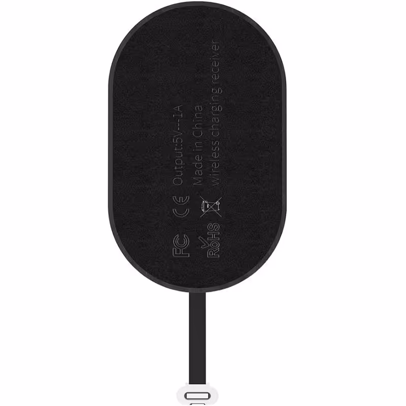 کیت شارژر وایرلس میکرو یو اس بی Baseus Micro USB Microfiber Wireless Charging Receiver WXTE-C01