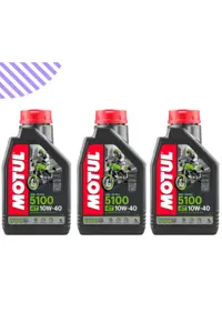 روغن و مکمل موتور 5100 10W40 سیکلت 3 لیتر Motul