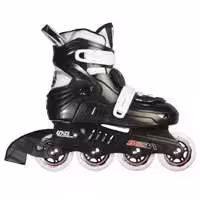 کفش اسکیت مبتدی سبا کوچک پا رویه محکم مشکی سایز متحرک Seba Junior  hard skate White