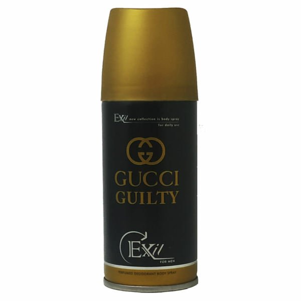 اسپری خوشبو کننده بدن مردانه اگزیت
مدل GUCCI GUILTY