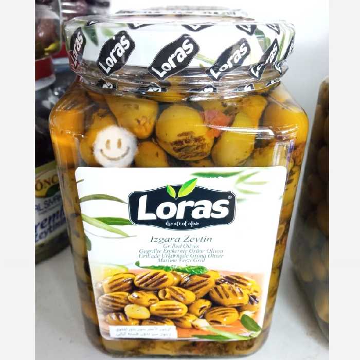 زیتون کبابی گریل لوراس 850 گرم خالص ترکیه | amazonchi