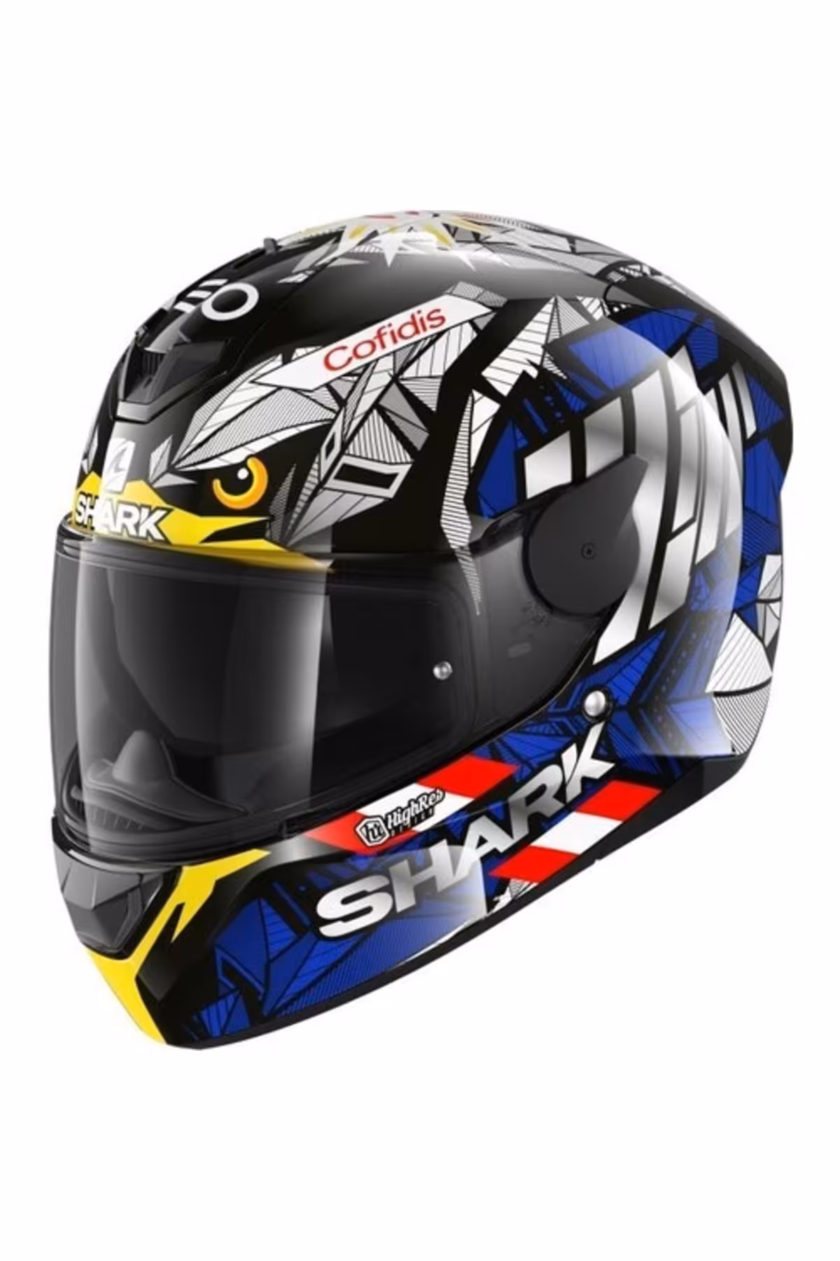 کلاه کاسکت موتورسیکلت آبی D Skwal 2 Oliveira Falcao خاموش ایمنی شارک Shark