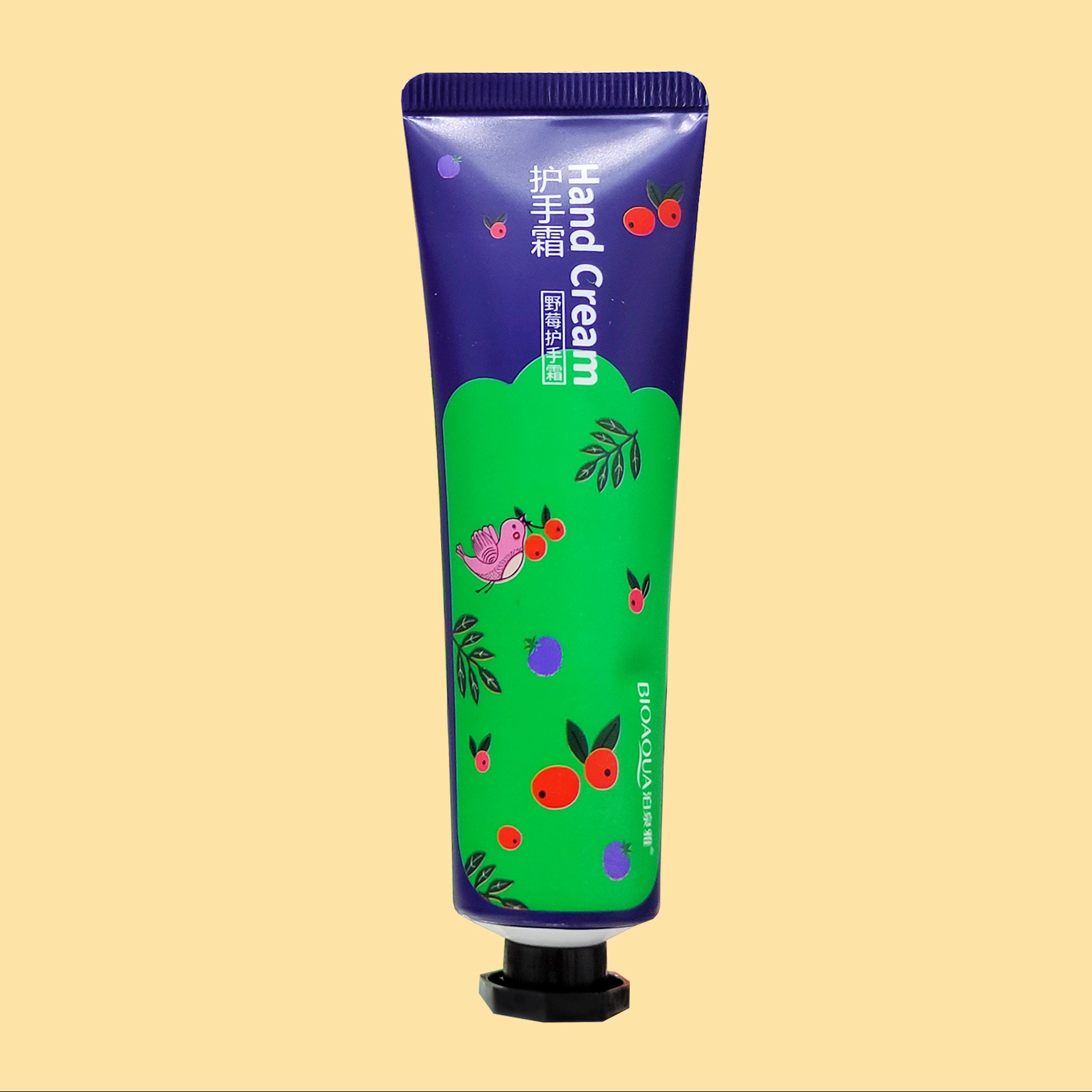 کرم مرطوب کننده دست تمشک بیوآکوا 30 گرم BIOAQUA