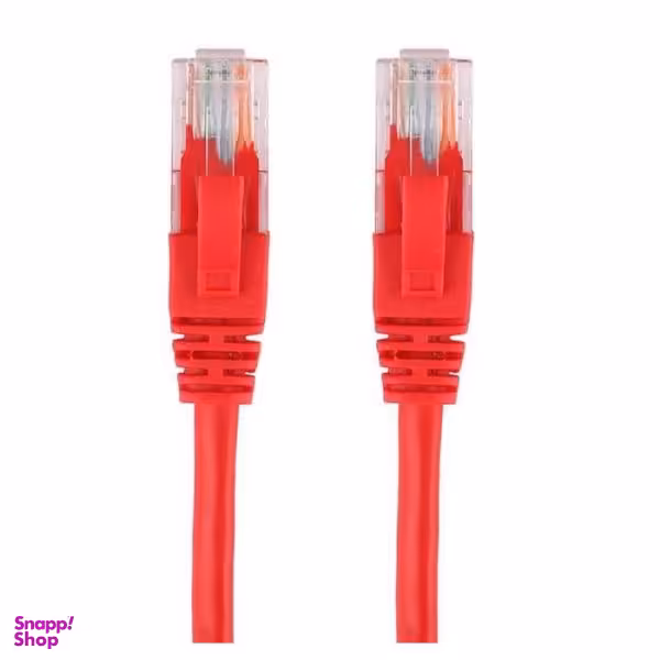 کابل شبکه CAT6 مدل NV15-6 رنگ قرمز
