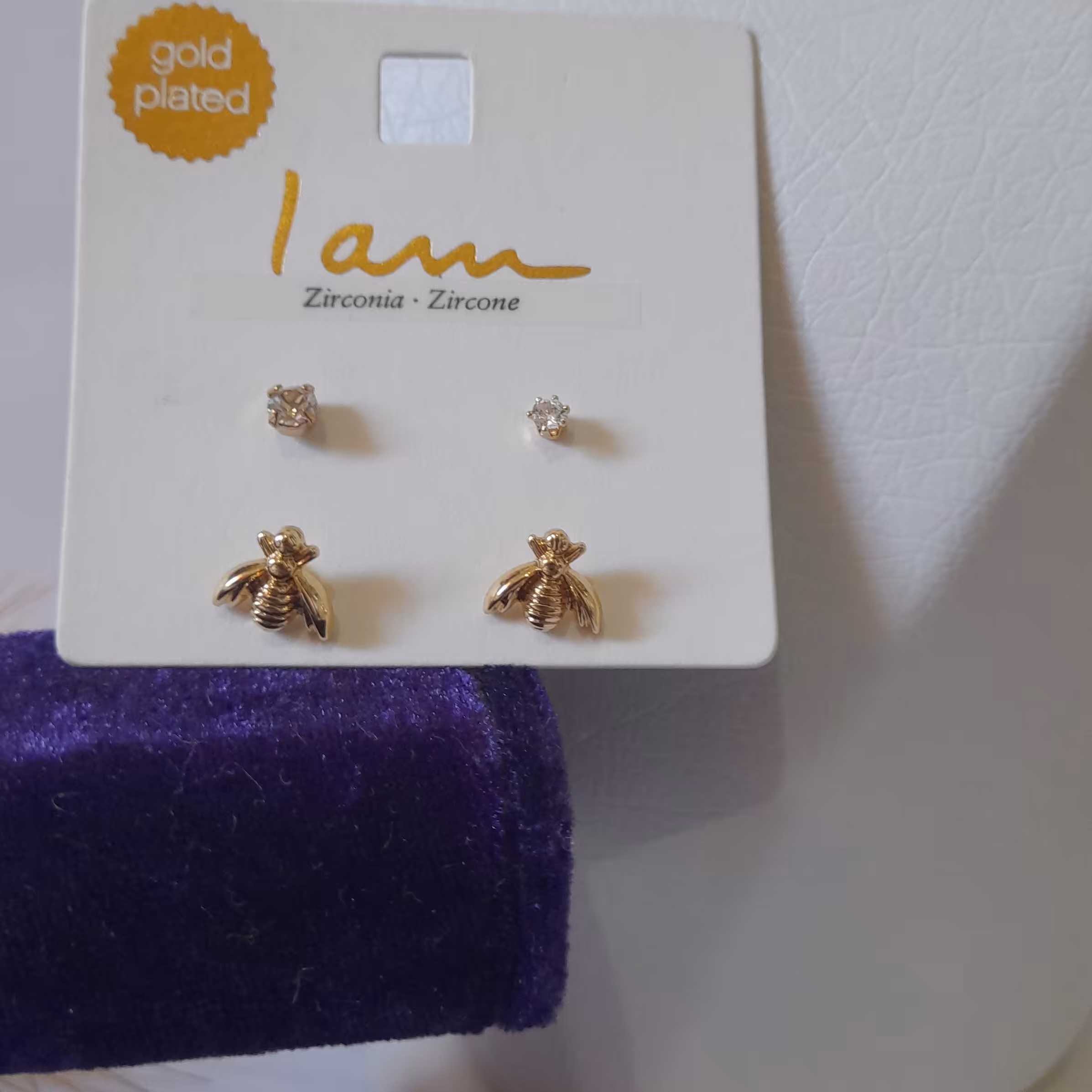 گوشواره زنبور میخی 2 تایی