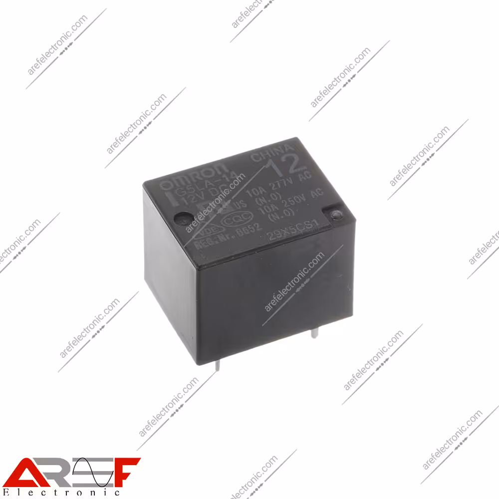 رله امرن میلون G5LA-14 دارای 12 ولت و 5 پین - فروشگاه عارف الکترونیک