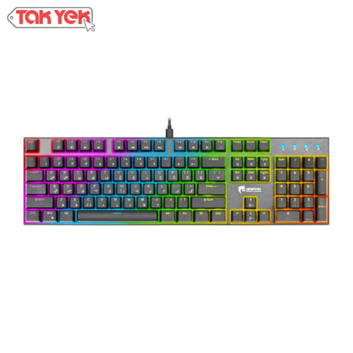 کیبورد با سیم گرین Green GK-802 RGB Gaming