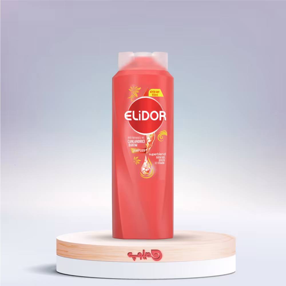 شامپو الیدور قرمز برای موهای رنگ شده حجم 500 میلی‌لیتر