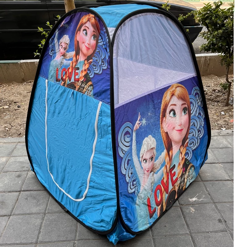 چادر بازی کودک طرح آنا و السا ( فروزن ) دخترانه پرنسس باربی عروسک خونه بازی خیمه باکس کد5 | amazonchi