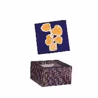 جعبه هدیه مخمل کوچک مریخ طرح برگ انجیری