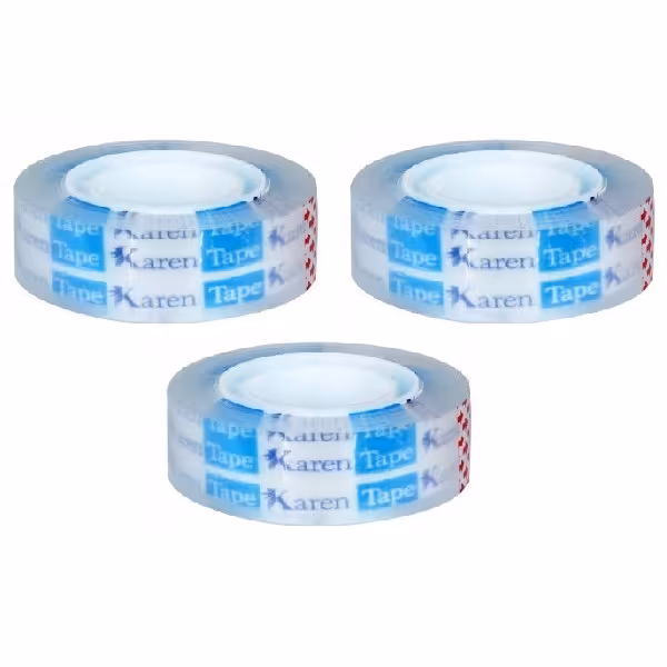 چسب نواری کارن مدل NFS  عرض 18 میلیمتر مجموعه 3 عددی