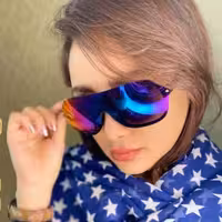 عینک آفتابی مدل مایکل جکسون مارک گوچی آینه ای