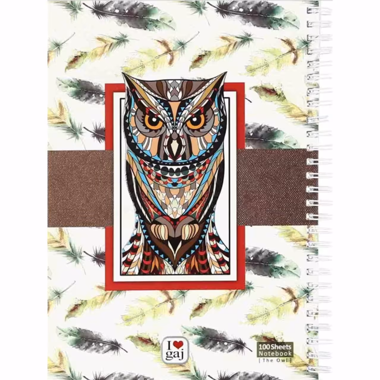 دفتر مشق 100 برگ گاجکو طرح جغد