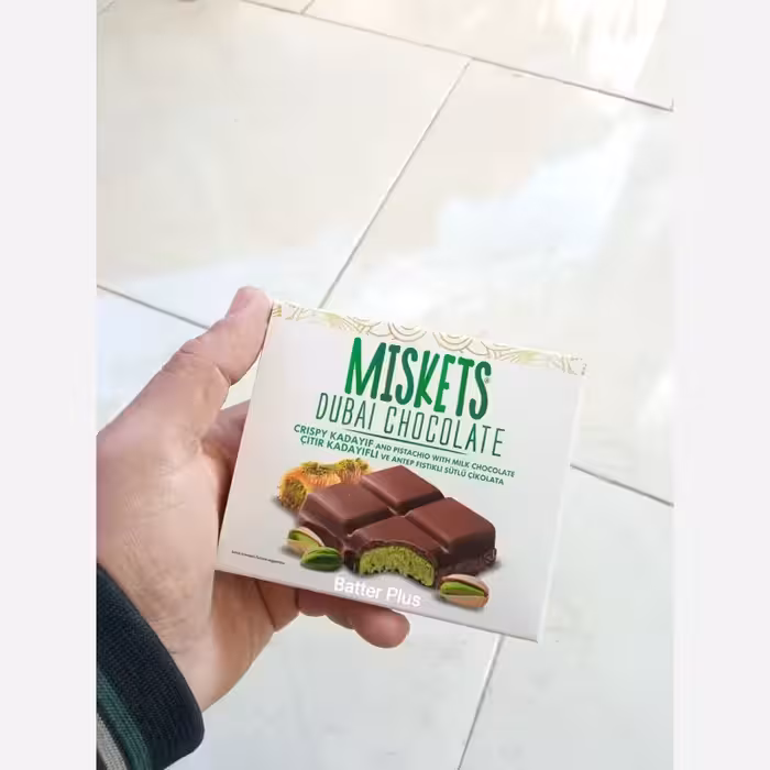 شکلات دبی چاکلت 100گرم میسکتس ترکیه | amazonchi