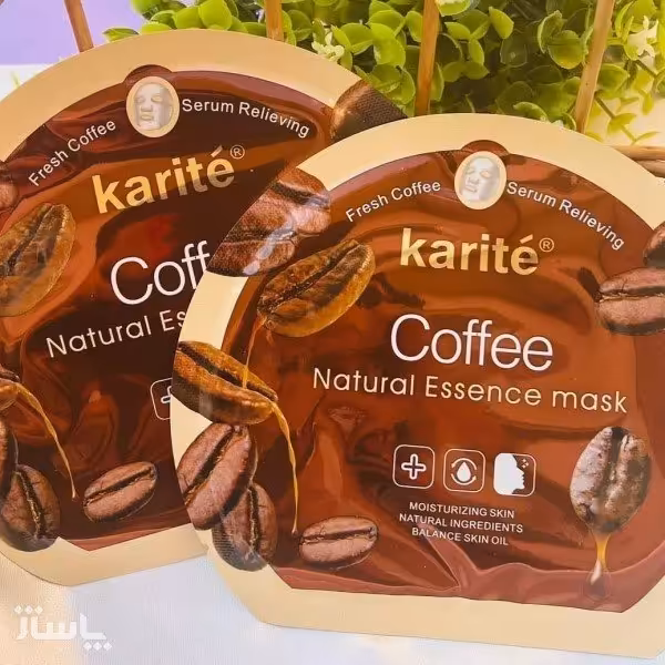 ماسک ورقه ای عصاره قهوه برند کاریته 30 گرم