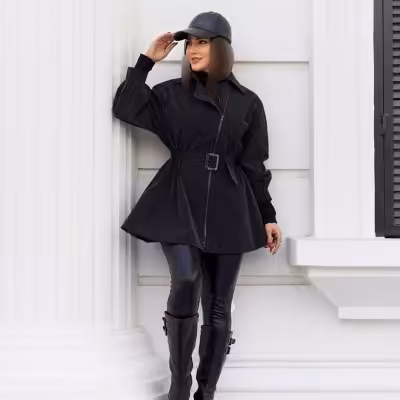 بارانی کمرکش سیلیکونی