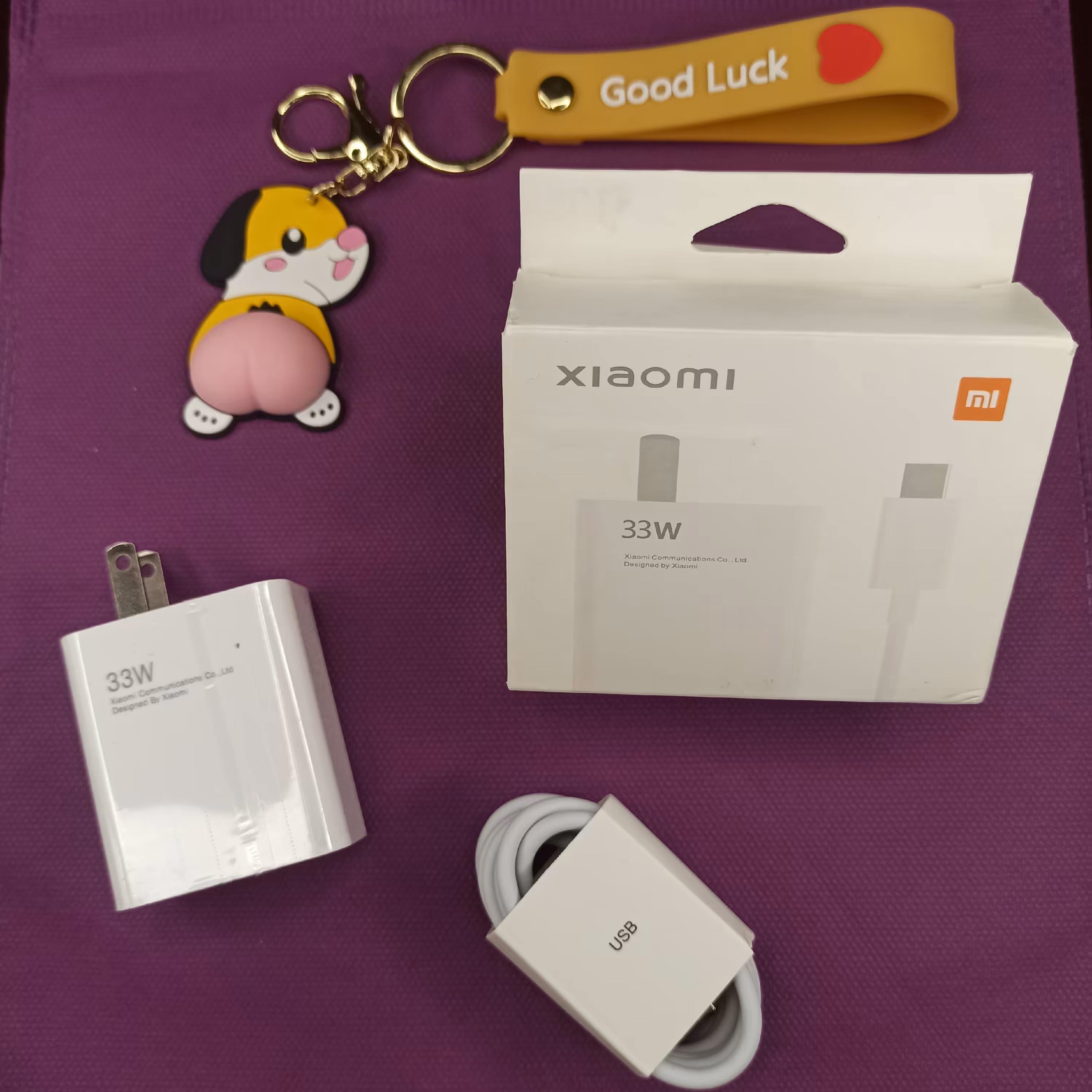 شارژر  33وات اصلی شیائومی رنگ سفید