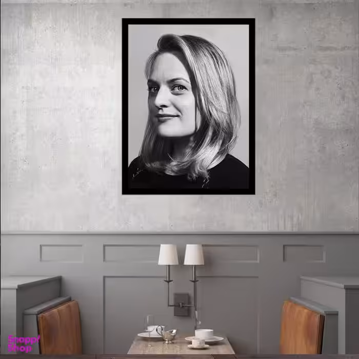 تابلو بکلیت طرح بازیگر الیزابت ماس مدل قاب شاسی B-S9702