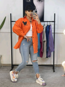 شومیز مانتویی میکی