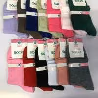 پک 12عددی جوراب نیم ساق کش انگلیسی فقط316