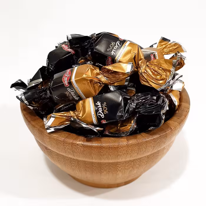 شکلات تلخ 90 درصد قافلانکوه ( شکلات تلخ قافلانکوه ) وزن 200 گرم