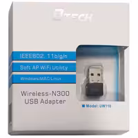 کارت شبکه USB بی سیم بدون آنتن دی تک D-TECH UW110