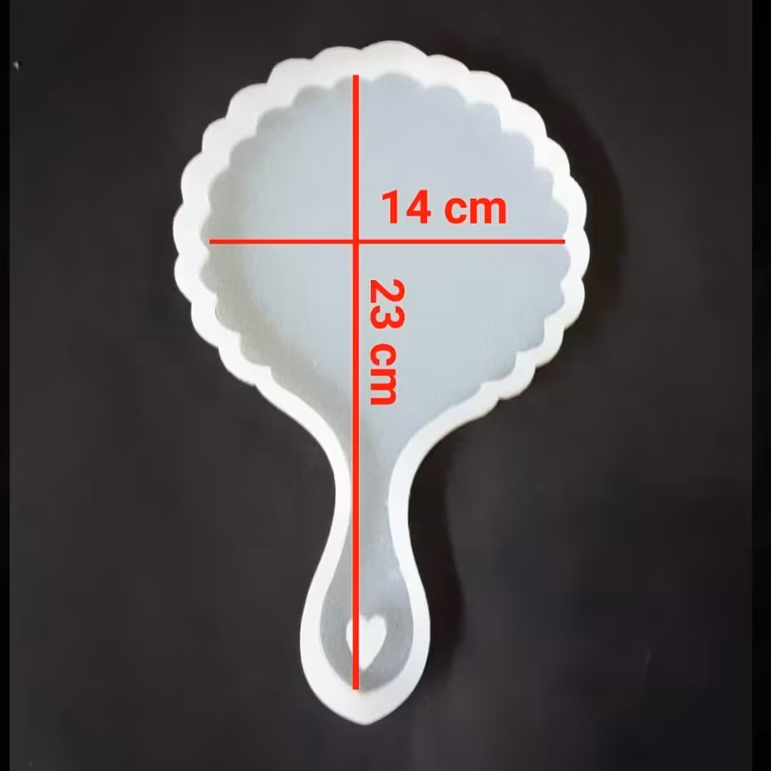 قالب سیلیکونی کد 54 ( آیینه طرح گل )