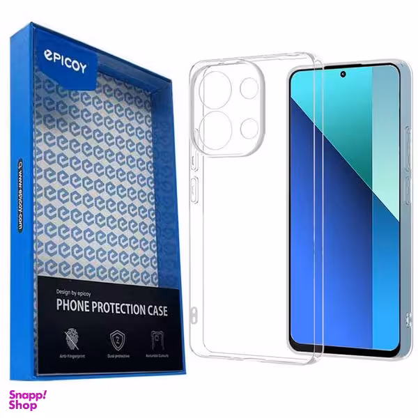 کاور اپیکوی مدل Transparent Clear مناسب برای گوشی موبایل شیائومی Redmi Note 13 4G