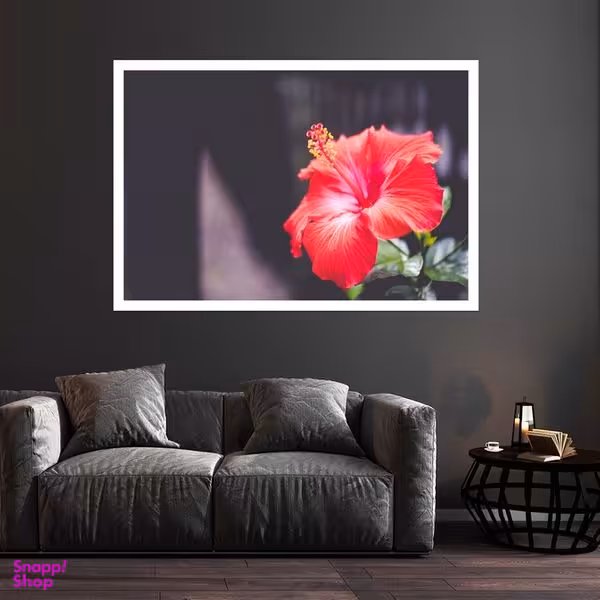 تابلو بکلیت طرح طبیعت و گل مدل قاب شاسی W-s8576