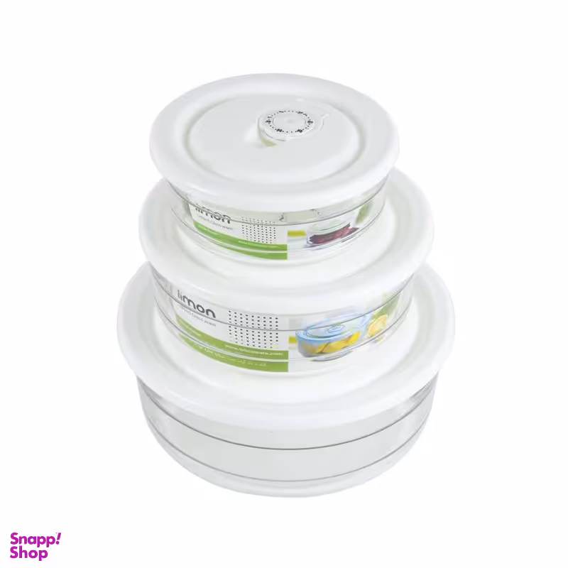 ظرف نگهدارنده لیمون مدل q861 مجموعه 3 عددی