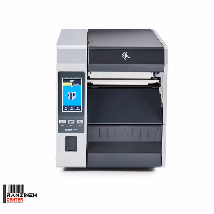 لیبل پرینتر صنعتی Zebra ZT620 203dpi   Rewinder