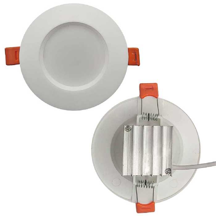 لامپ هالوژن 7 وات روناک شاهچراغ بسته 2 عددی با   هیت سینک آلومینیوم