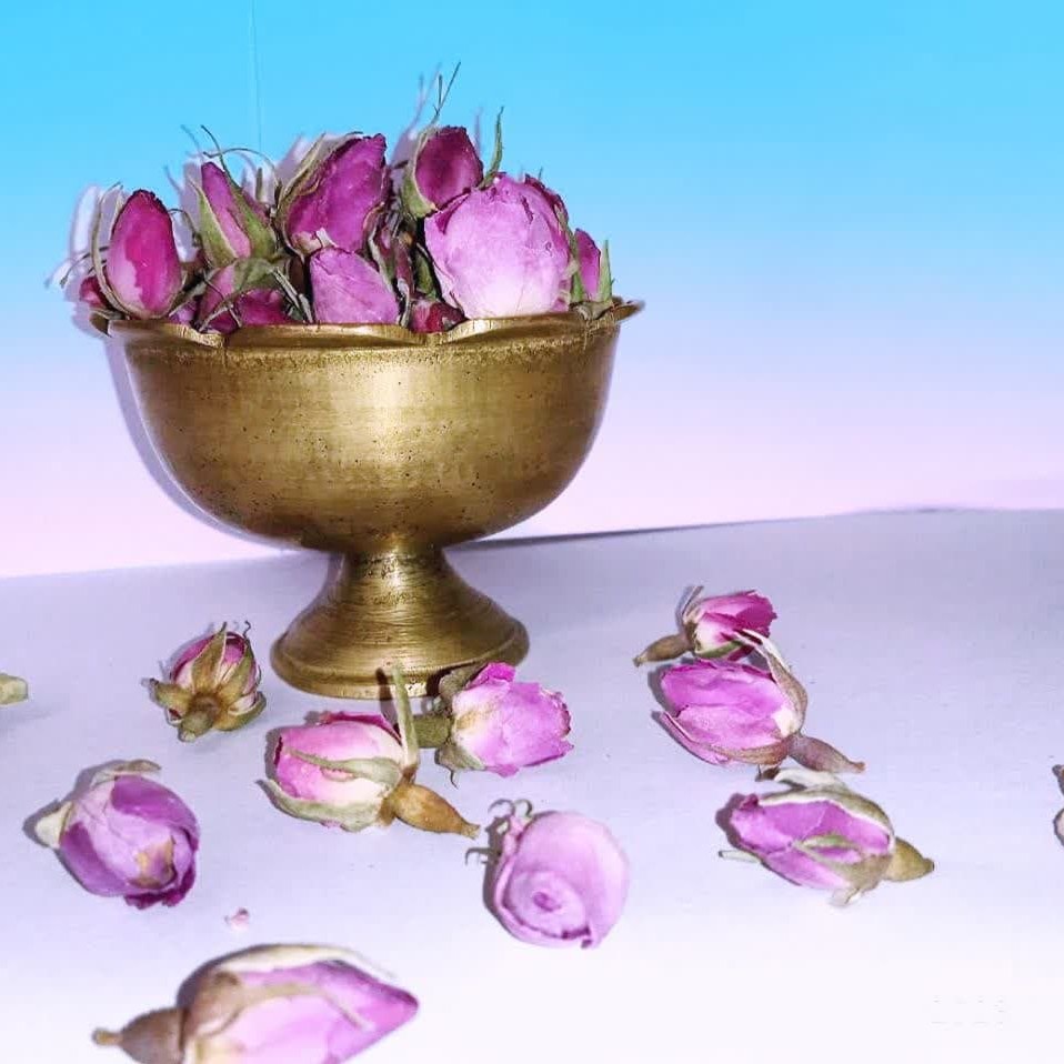 غنچه گل شیرازی درجه یک بسته 50 گرمی