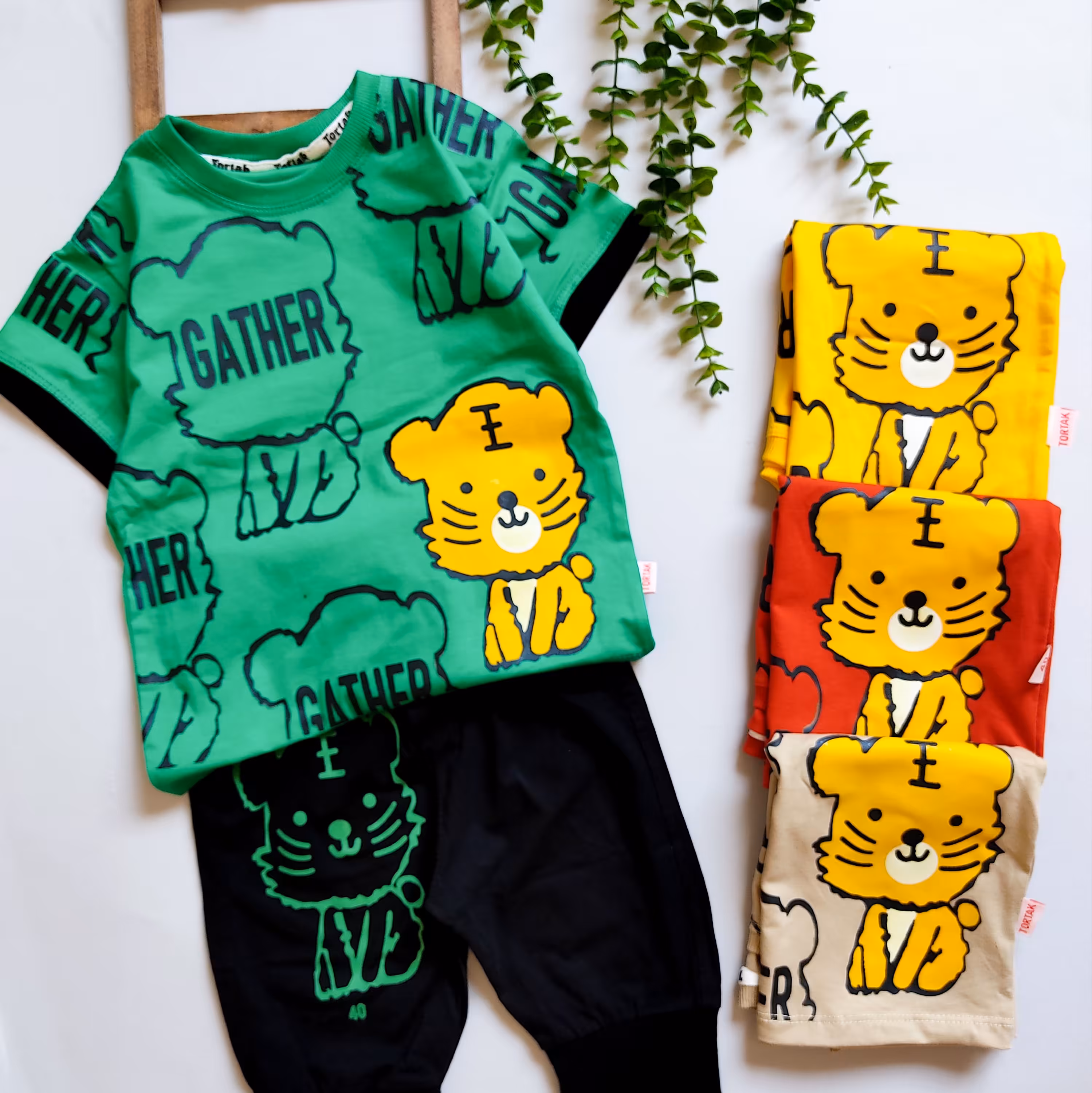 تیشرت شلوارک اسپرت دخترانه و پسرانه