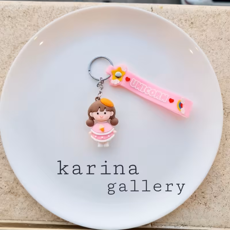 سرسوئیچی سیلیکونی دختر پیرهن صورتی  کیفیت بالا