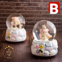 گوی موزیکال کوکی دخترانه صورتی