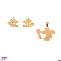 نیم ست طلا 18 عیار سپیده گالری مدل SH0033