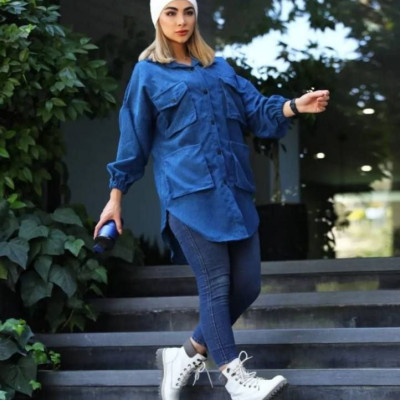 مانتو اسپرت زنانه مخمل مدل چهارجیب