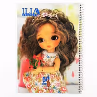 دفتر نقاشی سیمی 50 برگ  ایلیا