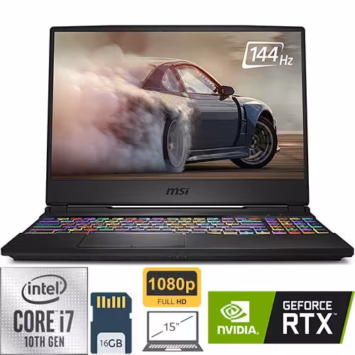 خرید لپ تاپ MSI GL65 با کارت گرافیک RTX 2070 - دیجی 63