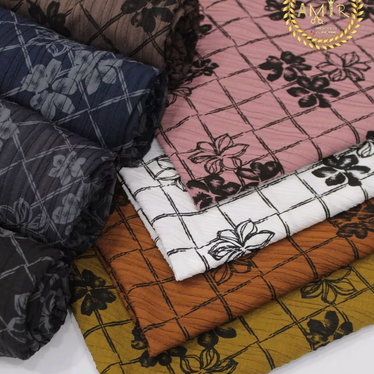 پارچه دلتاکراش طرحدار 