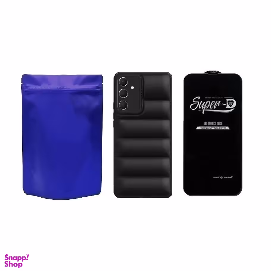 کاور موبایل مدل M-B Puffer مناسب سامسونگ Galaxy A05s به همراه محافظ صفحه نمایش SuperD