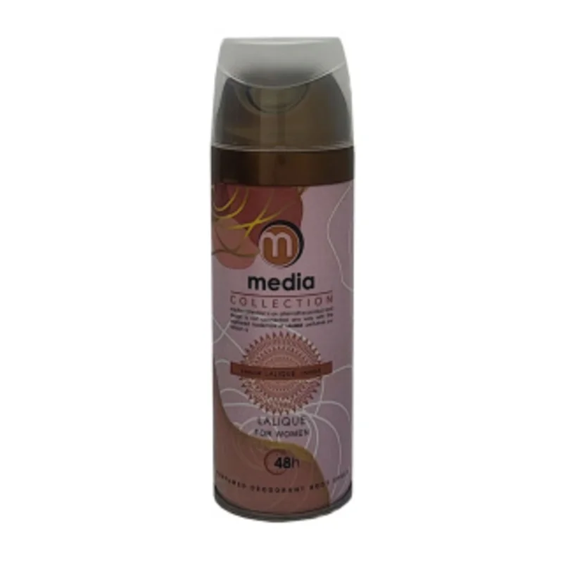 اسپری بدن زنانه مدیا مدل لالیک لامور حجم 200 میلی لیتر