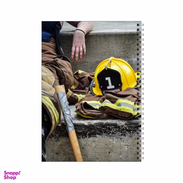 دفتر مشق 80 برگ بامبیلیپ طرح آتش نشان کد 1255099