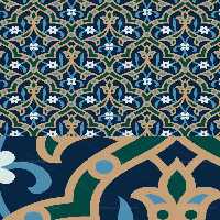 وکتور طرح کاشی کاری اسلامی شماره 133 - گرافیک با طعم تربچه