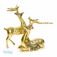 تندیس گوزن برنجی جفت عمده و کارتنی